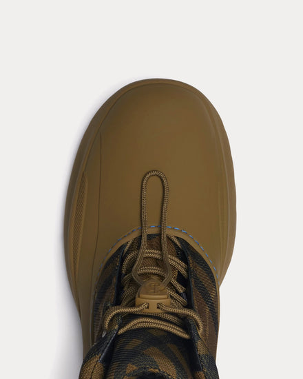 Burberry Check Scoot Trek Furrow Boots - 6