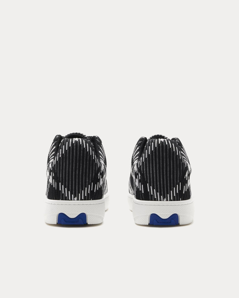 Burberry Men Check Plaid Knit Sock Sneakers Black White Trainer Men 10 EU 43 NIB Burberry Men main image 4