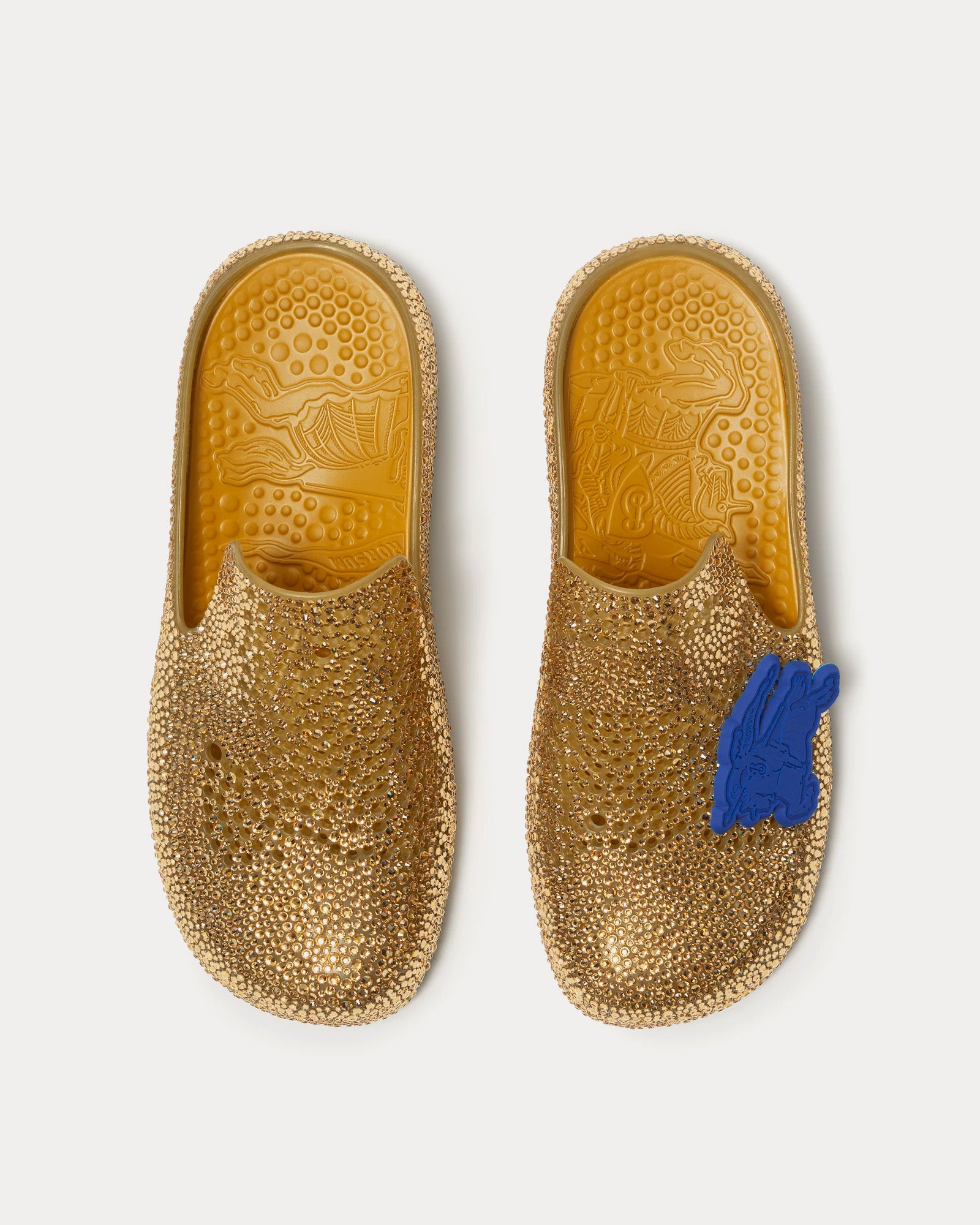 Burberry Crystal Stingray Amber Topaz Clogs Sneak in Peace