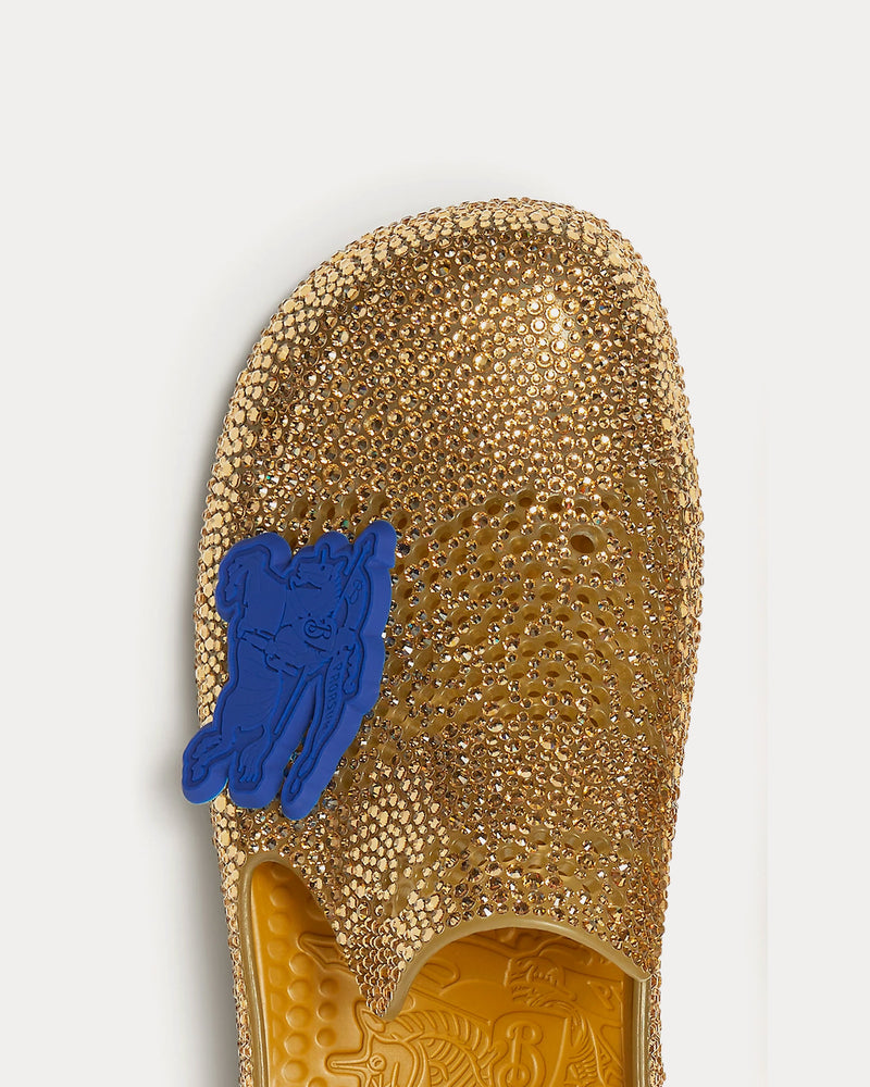 Burberry Crystal Stingray Amber / Topaz Clogs - 5