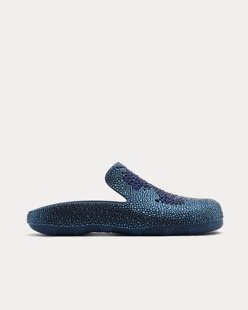 Burberry Crystal Stingray Lake / Navy Clogs - 1