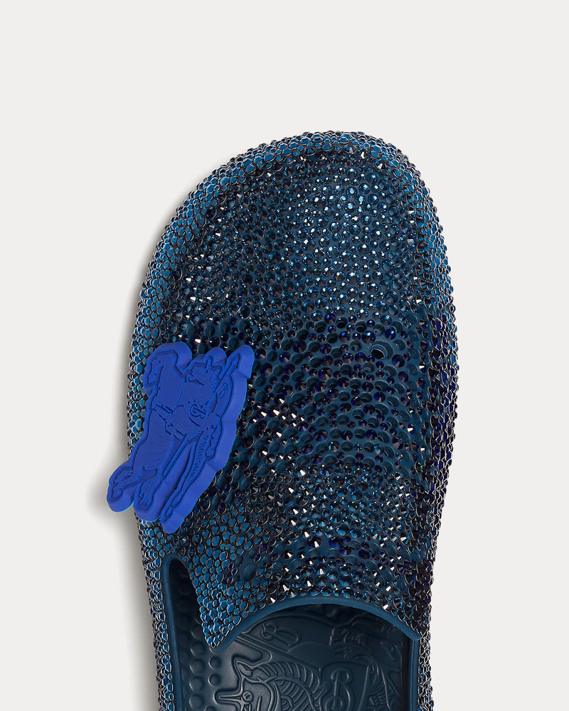 Burberry Crystal Stingray Lake / Navy Clogs - 4