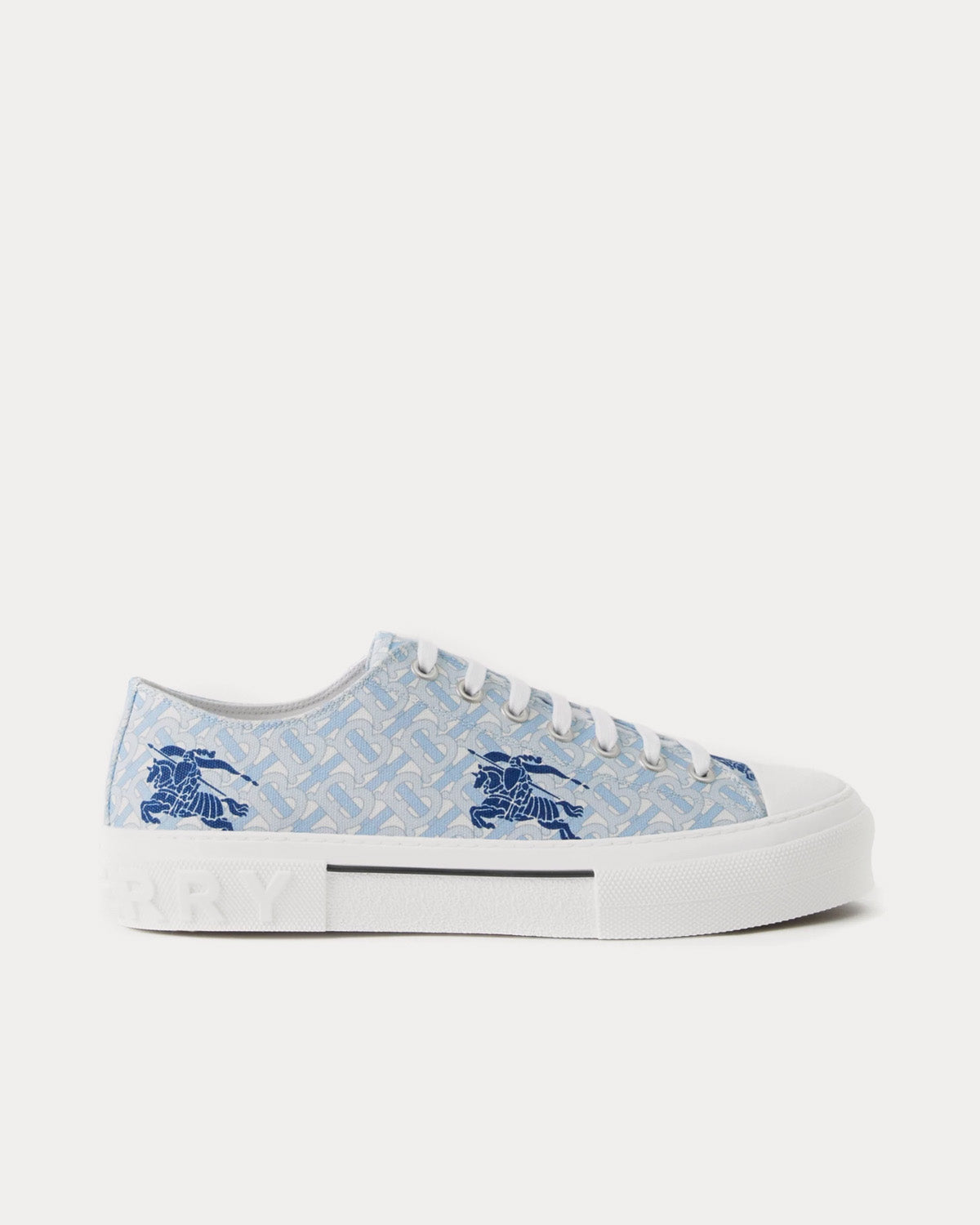White and blue Burberry sneakers BURBERRY Sneakers MS25 in white main image 2
