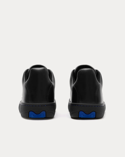 Burberry Box Leather Black Low Top Sneakers - 3