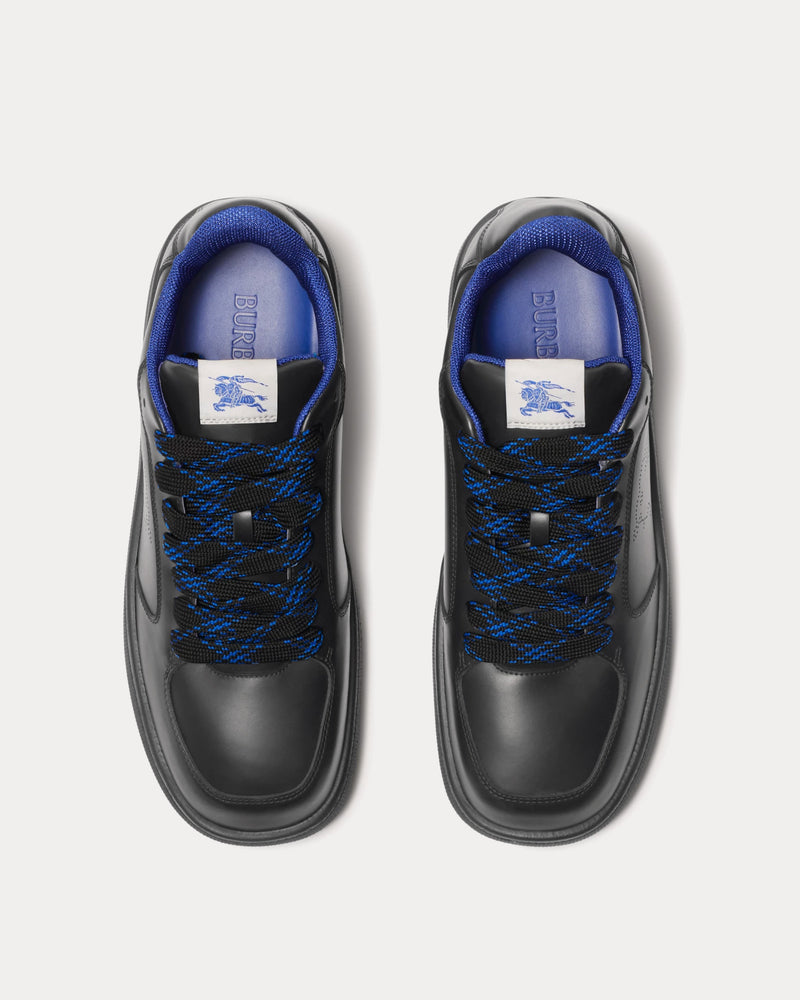 Burberry Stock Leather Black Low Top Sneakers - 2