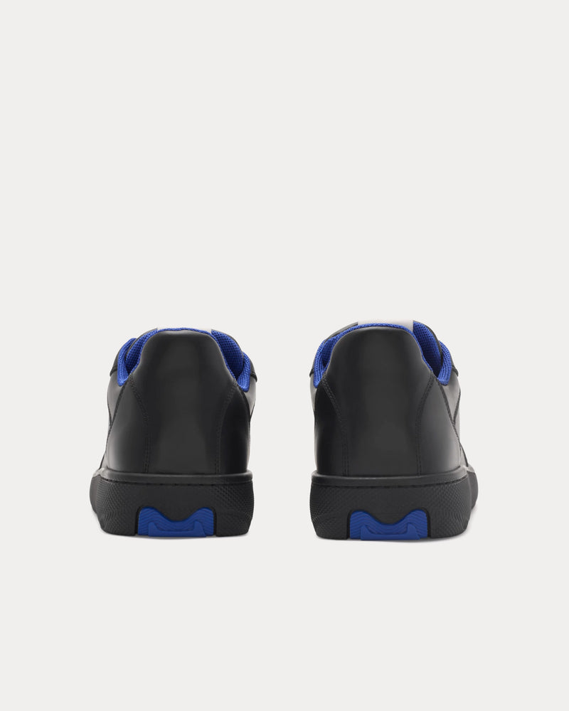 Burberry Stock Leather Black Low Top Sneakers - 3