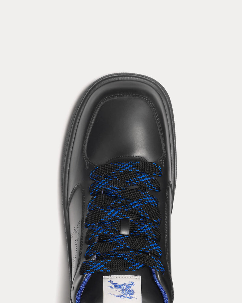 Burberry Stock Leather Black Low Top Sneakers - 5