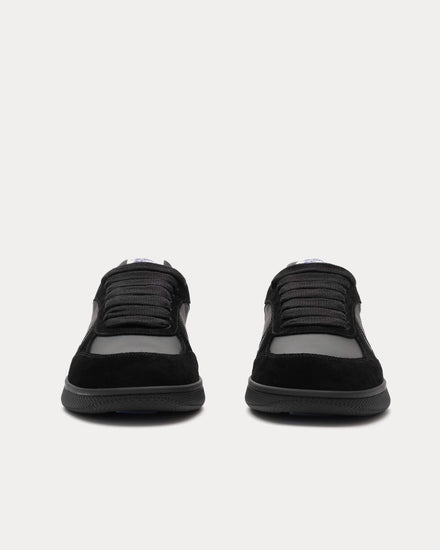Burberry Check Terrace Leather Black / Lead Grey Low Top Sneakers - 3