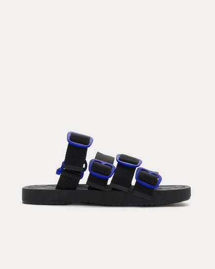 Burberry Nylon Strap Black Sandals - 1