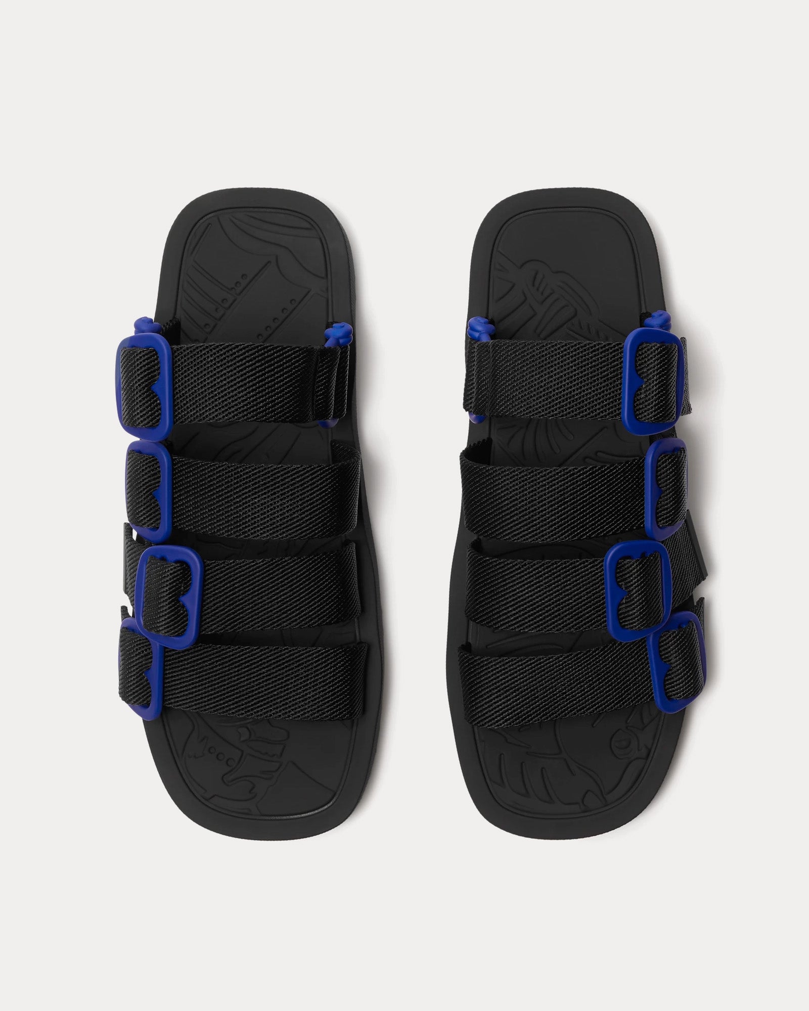 Burberry - Nylon Strap Black Sandals