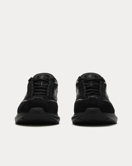 Burberry Eclipse Nylon, Suede & Leather Black Low Top Sneakers - 4