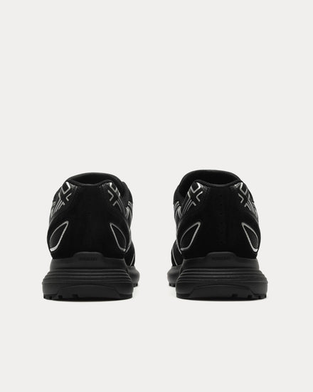 Burberry Eclipse Nylon, Suede & Leather Black Low Top Sneakers - 3