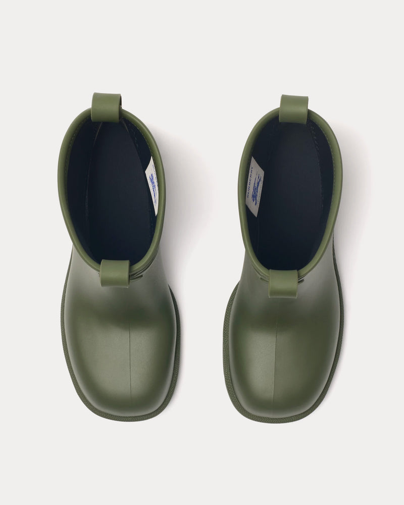 Burberry Rubber Marsh Stamp Heeled Loch Low Boots - 2