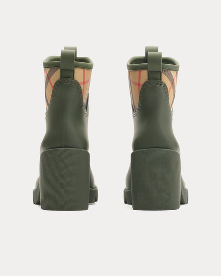 Burberry Rubber Marsh Stamp Heeled Loch Low Boots - 3