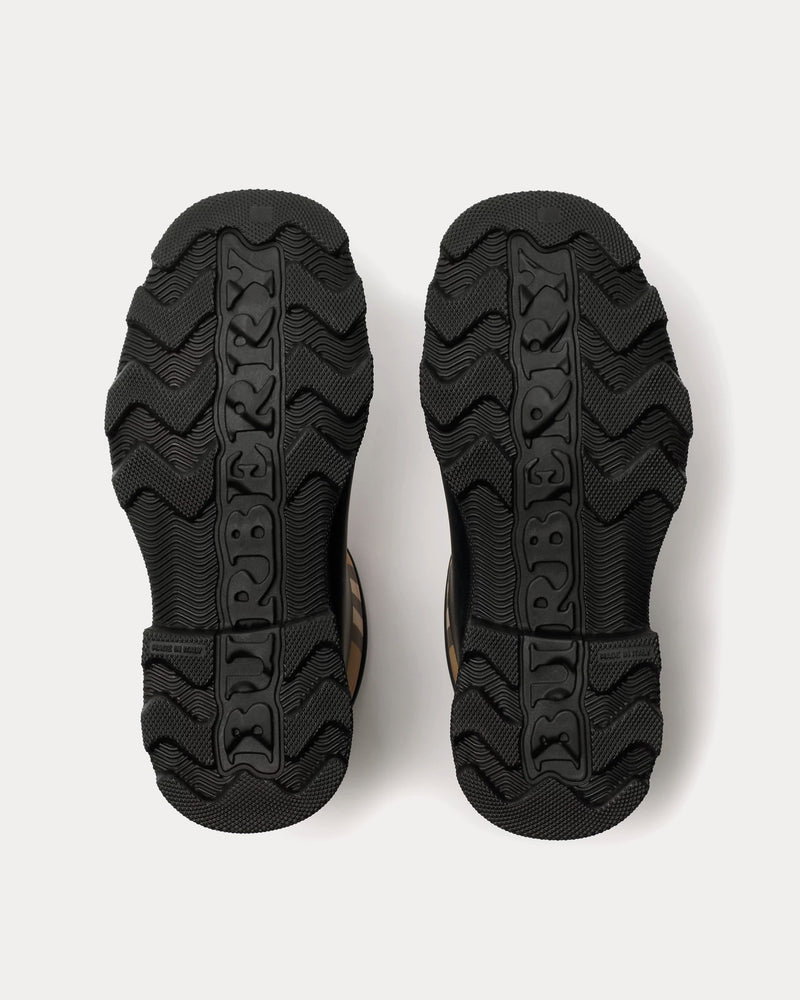 Burberry Rubber Marsh Stamp Black Low Boots - 4