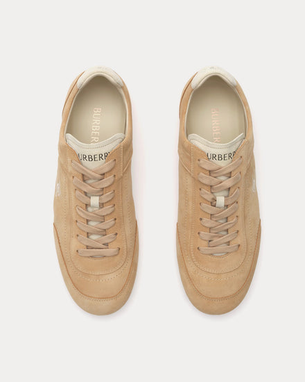 Burberry Knight Runner Suede Flax / Dove Beige Low Top Sneakers - 2