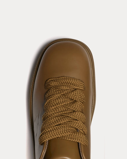 Burberry Box Leather Shrew Low Top Sneakers - 5