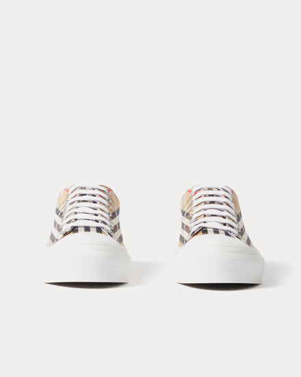 Burberry Check Archive Beige Low Top Sneakers - 2