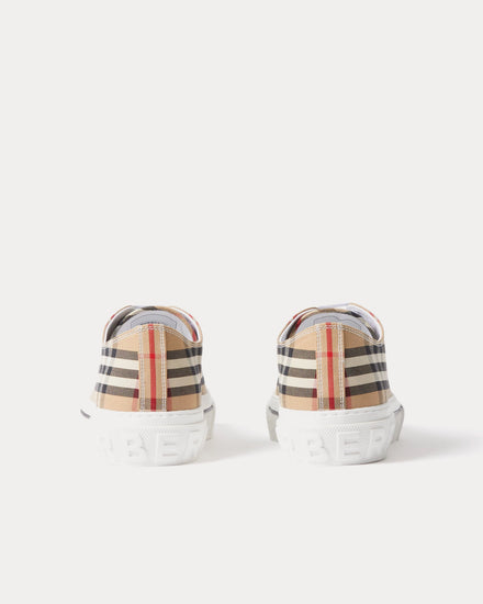 Burberry Check Archive Beige Low Top Sneakers - 3