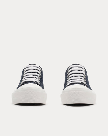 Burberry Check Indigo Low Top Sneakers - 3