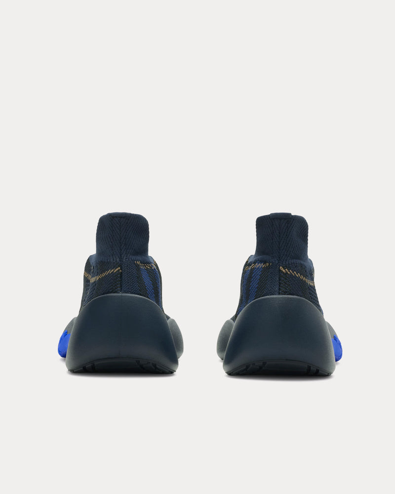 Burberry Check Neptune Knit Midnight Low Top Sneakers - 3