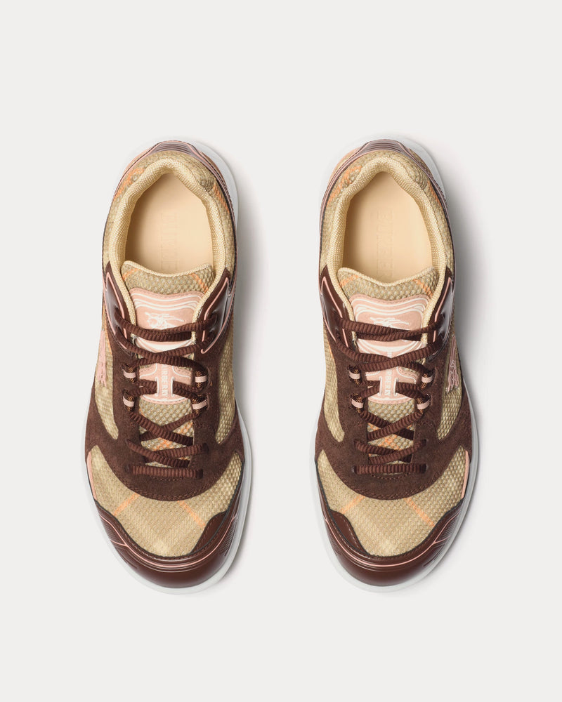 Burberry Check Matrix Sport Broom Low Top Sneakers - 2