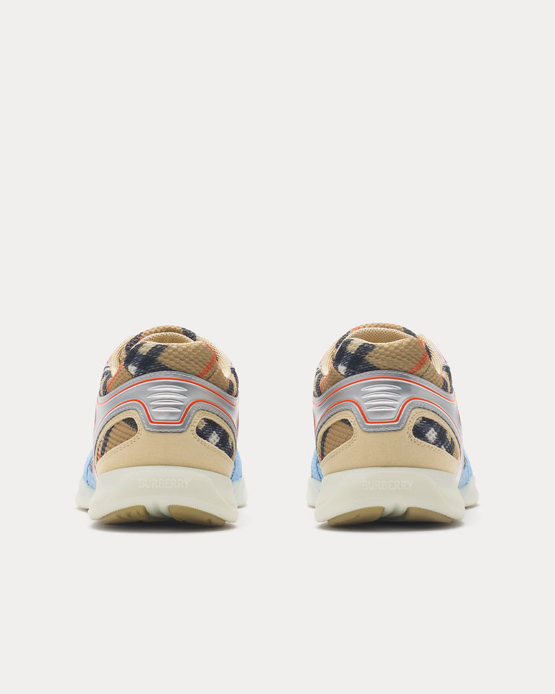 Burberry Check Matrix Sport Sand Low Top Sneakers - 3