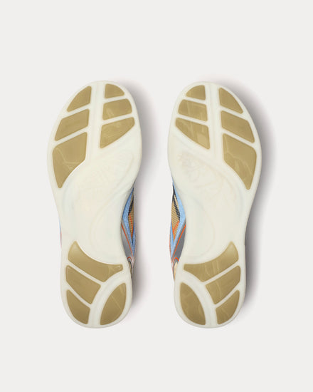 Burberry Check Matrix Sport Sand Low Top Sneakers - 4
