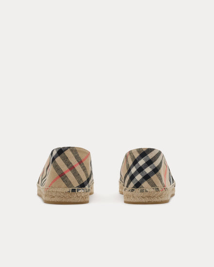 Burberry Mews Check Sand Espadrilles - 3