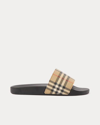 Burberry Check Archive Beige Slides