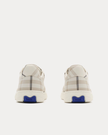Burberry Check Terrace Cotton Low Top Sneakers - 3