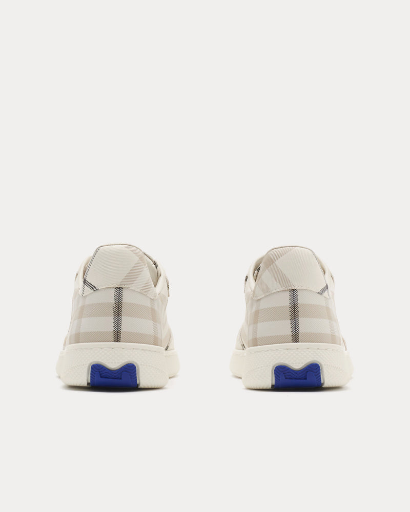 Burberry Check Terrace Cotton Low Top Sneakers - 3