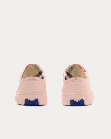 Burberry Check Terrace Leather Flora / Sand Low Top Sneakers - 3