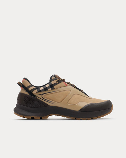 Burberry Discover Check & Mesh Archive Beige  Low Top Sneakers - 1