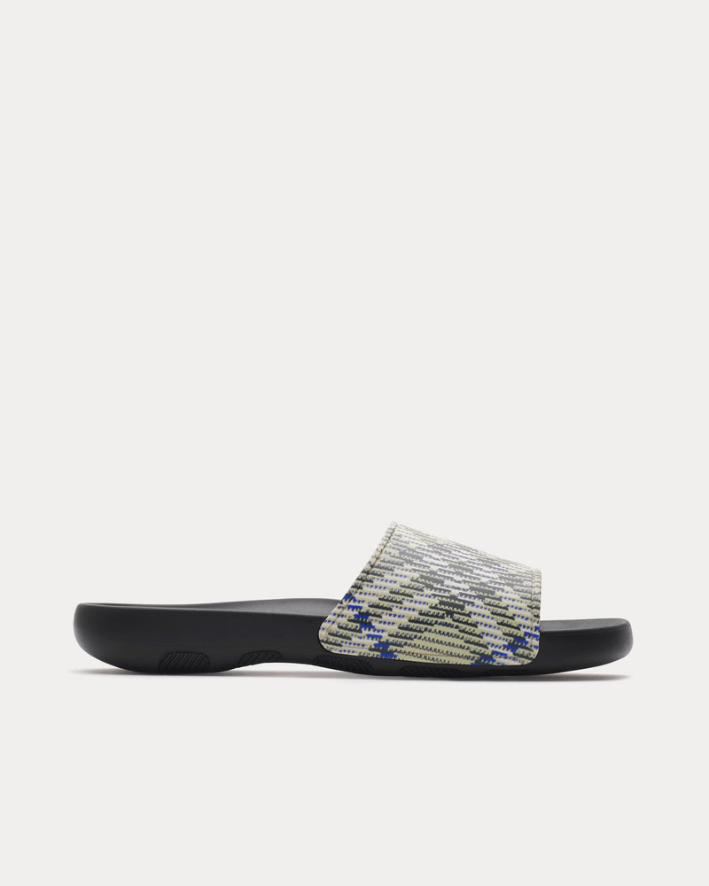 Burberry Dive Embossed Check Lichen Slides - 1