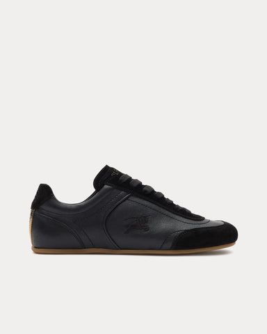 Burberry Knight Runner Leather Black Low Top Sneakers