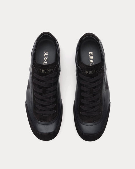 Burberry Knight Runner Leather Black Low Top Sneakers - 2