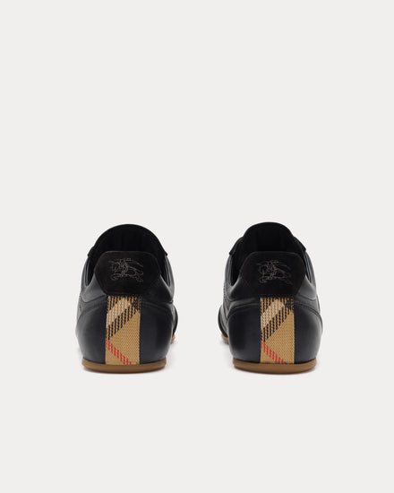 Burberry Knight Runner Leather Black Low Top Sneakers - 4