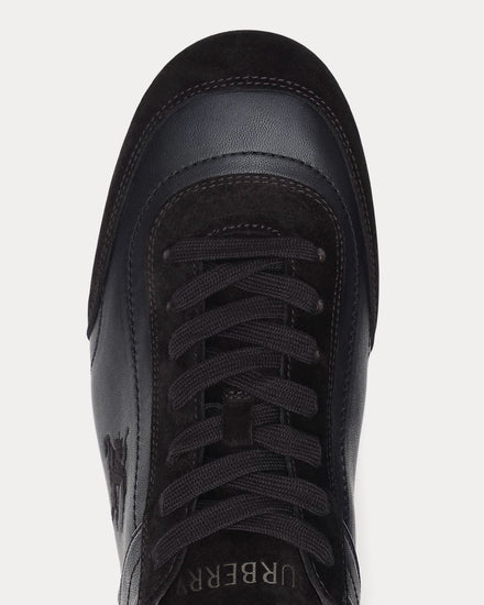 Burberry Knight Runner Leather Black Low Top Sneakers - 5