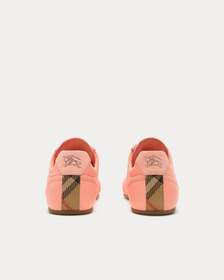 Burberry Knight Runner Leather Ditsy Pink Low Top Sneakers - 4