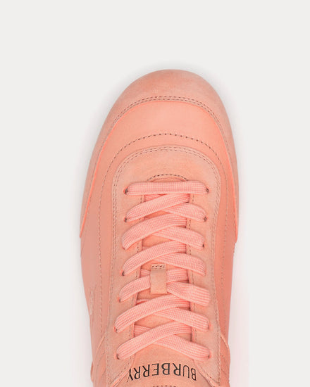 Burberry Knight Runner Leather Ditsy Pink Low Top Sneakers - 5