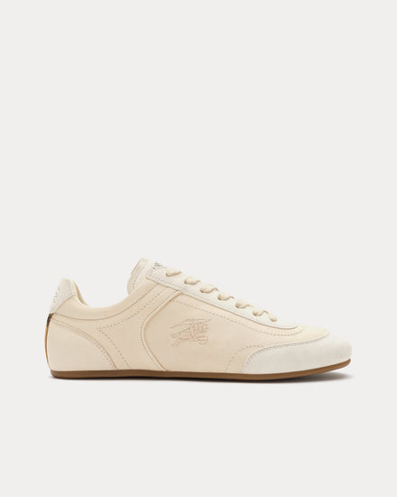 Burberry Knight Runner Leather Dove Beige Low Top Sneakers - 1