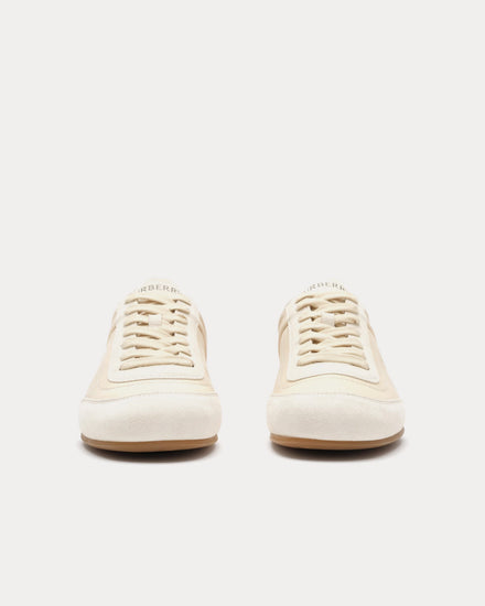 Burberry Knight Runner Leather Dove Beige Low Top Sneakers - 3