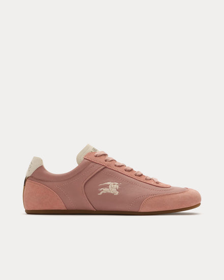 Burberry Knight Runner Leather Dusky Rose / Dove Beige Low Top Sneakers - 1