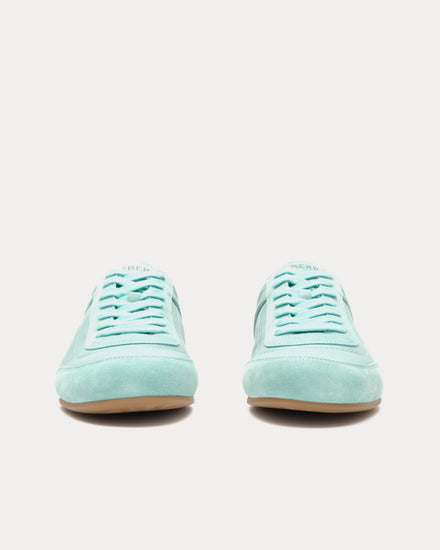 Burberry Knight Runner Leather Tidal Blue Low Top Sneakers - 3