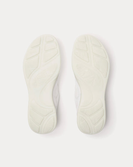 Burberry Matrix Leather Optic White Low Top Sneakers - 4