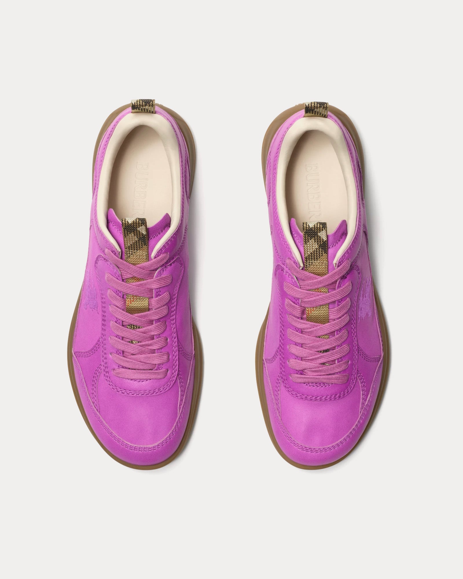 Burberry Men's Matrix Leather Palma Low Top Sneakers