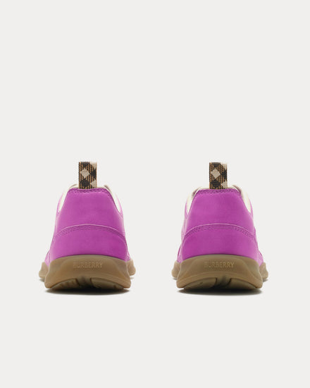 Burberry Matrix Leather Palma Low Top Sneakers - 3