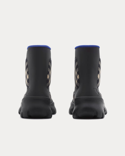 Burberry Boulder Rubber Black Boots - 3