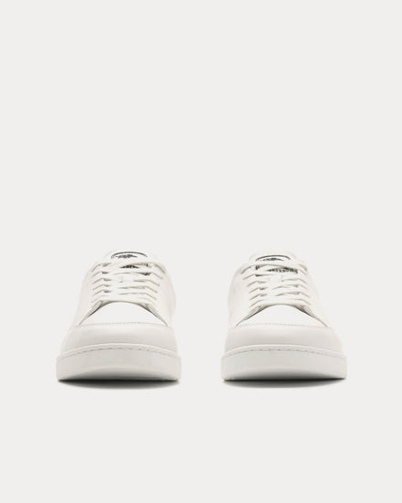 Burberry Set Leather Porcelain White / Sand Beige Low Top Sneakers - 3